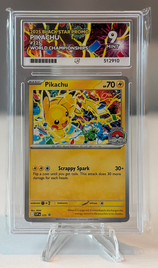 Pokemon pikachu black star promo 2025 world championship day