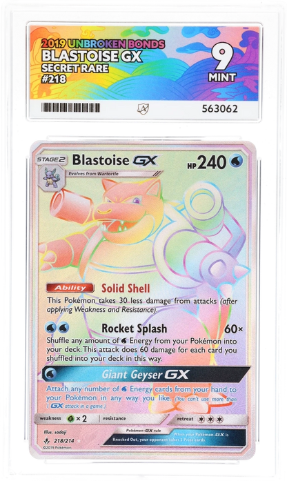 Blastoise GX - ACE 9   (Front)