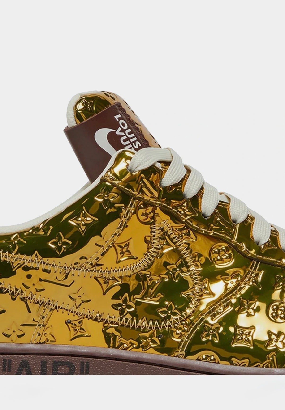 NIKE AIR FORCE 1 LOW X LOUIS VUITTON BY VIRGIL ABLOH GOLD