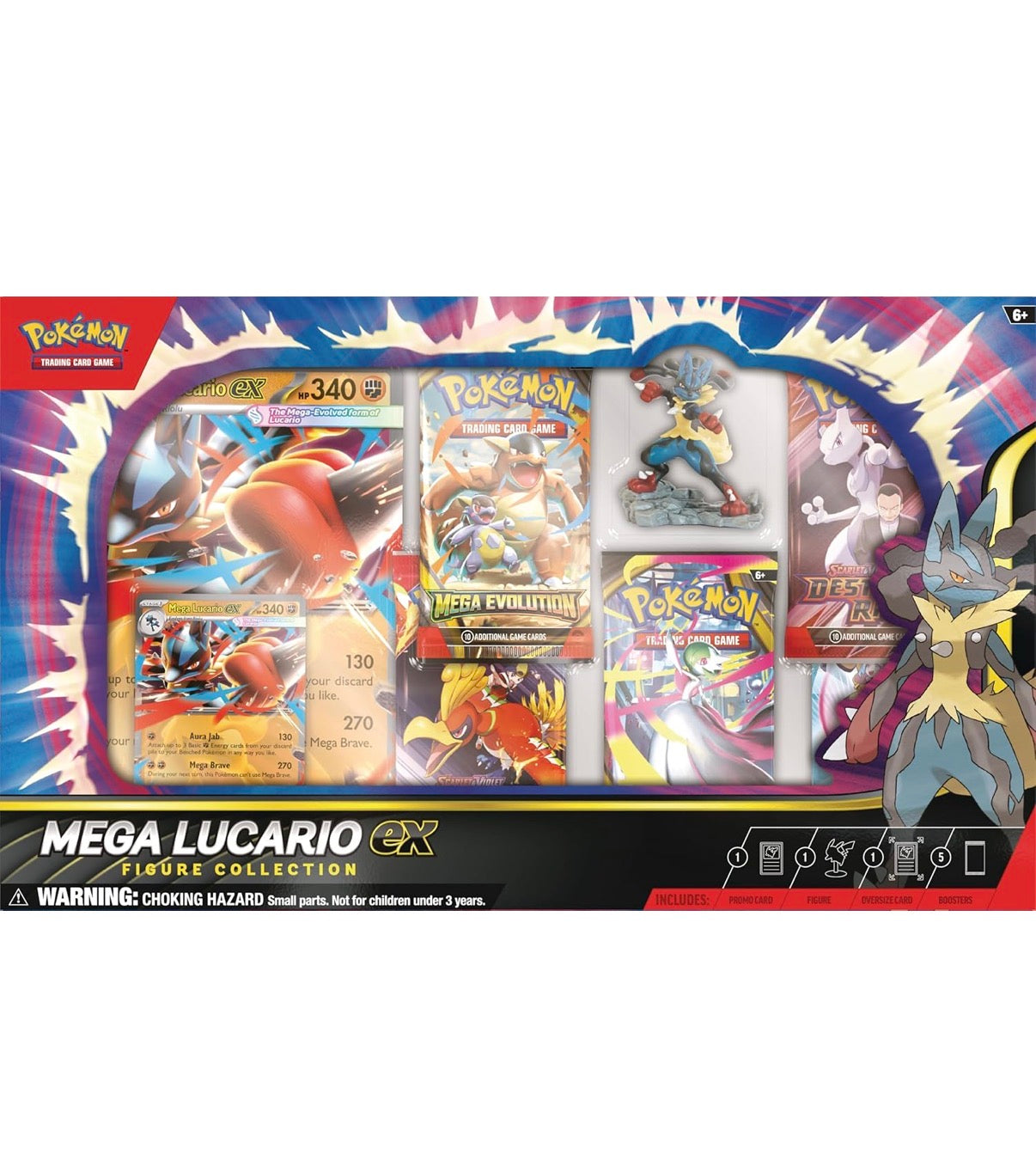Pokemon Mega Lucario EX Figure Collection