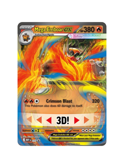 Pokemon Mega Emboar ex Box