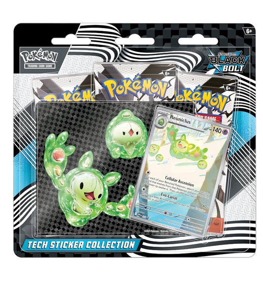 Reuniclus Pokémon TCG: Scarlet & Violet Black Bolt Tech Sticker Collection.