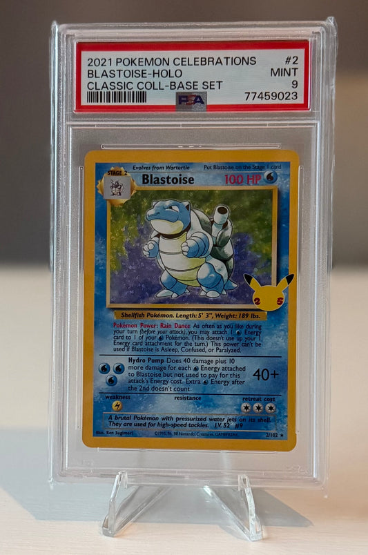 Pokemon Blastoise holo celebrations classic collection base set
