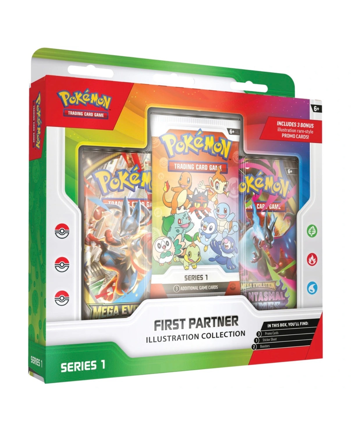 Pokemon First Partners Illustration Collection Series 1