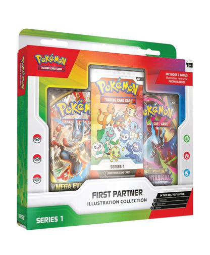 Pokemon First Partners Illustration Collection Series 1