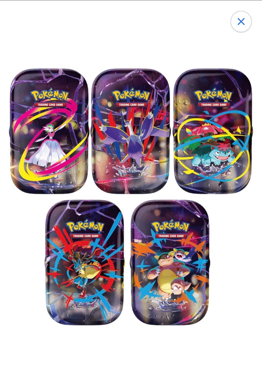 Pokemon Mega Heroes Mini Tin  Assortment