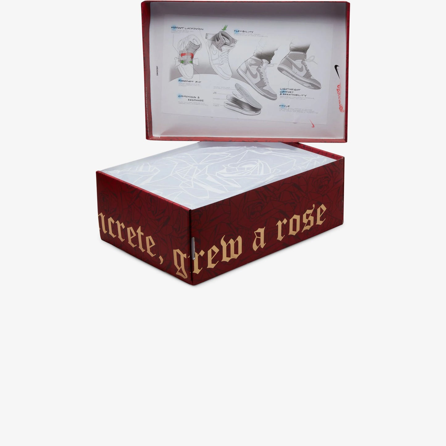 AIR JORDAN 1 HIGH ZOOM CMFT 2 X TEYANA TAYLOR A ROSE FROM HARLEM
