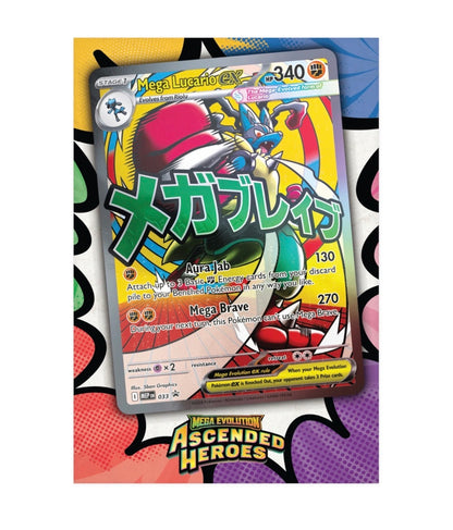 Pokemon Mega Evolution Ascended Heroes Poster Collection Assortment