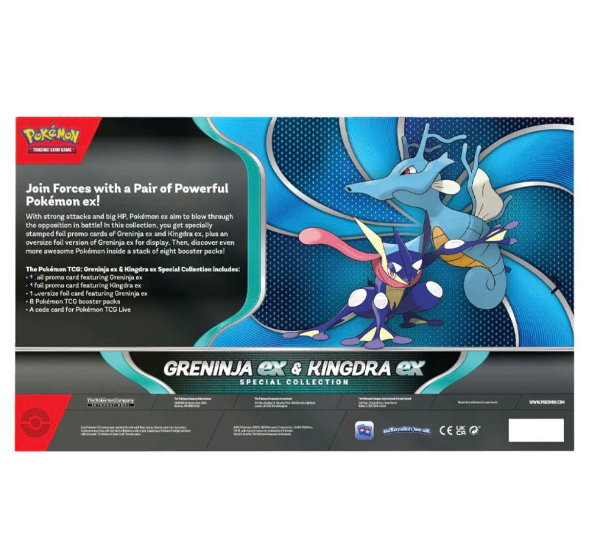Pokemon Greninja ex & Kingdra ex Special Collection