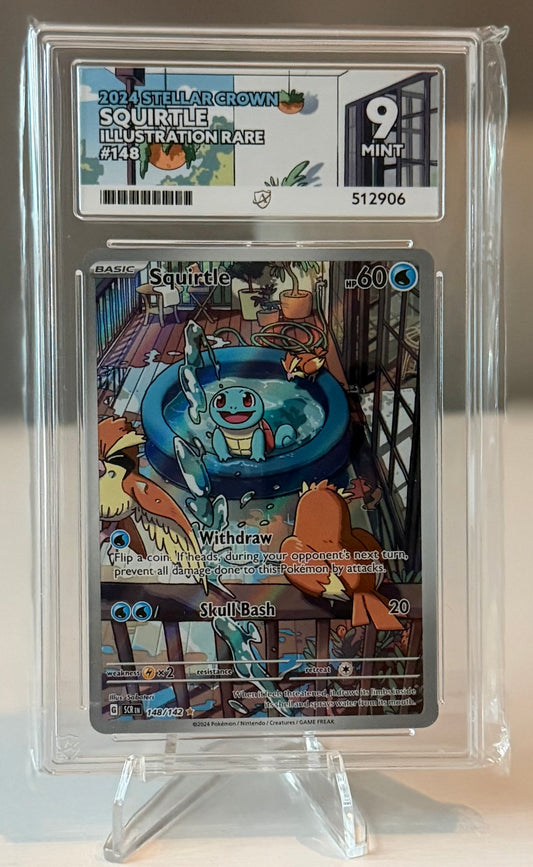 Pokemon Squirtle illustration rare stellar crown