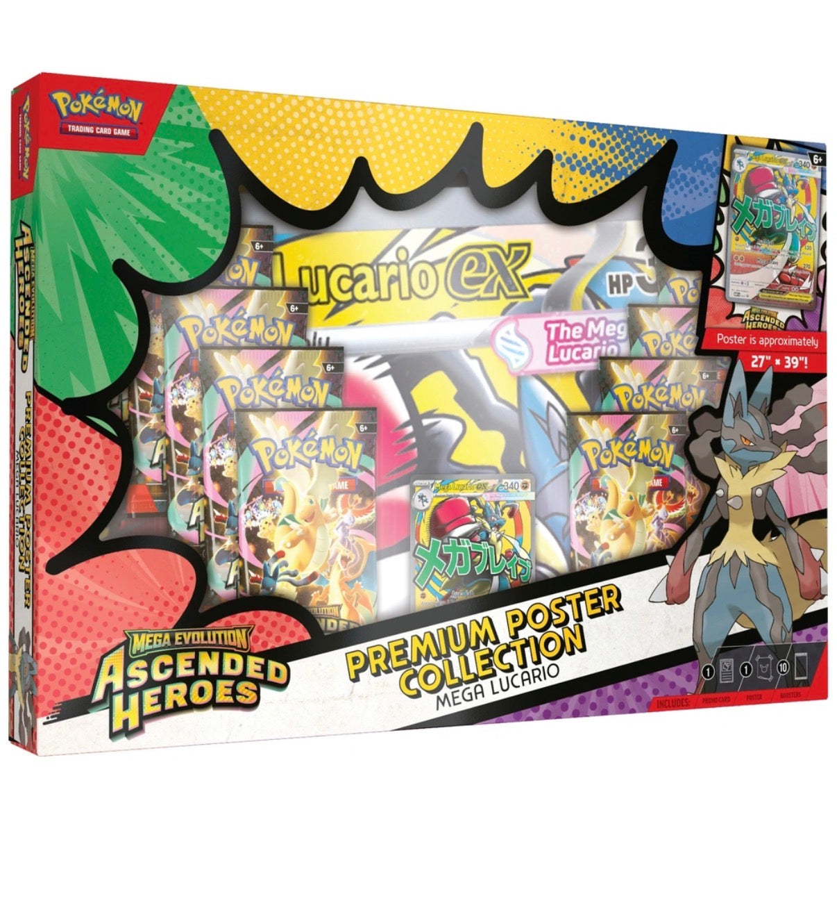 Pokemon Mega Evolution Ascended Heroes Poster Collection Assortment