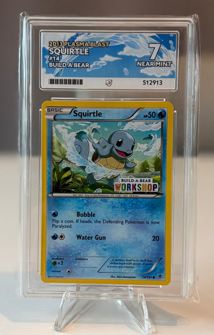 Pokemon Squirtle build a bear promo plasma blast