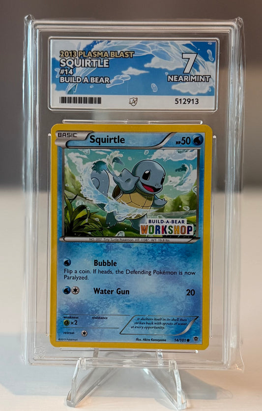 Pokemon Squirtle build a bear promo plasma blast