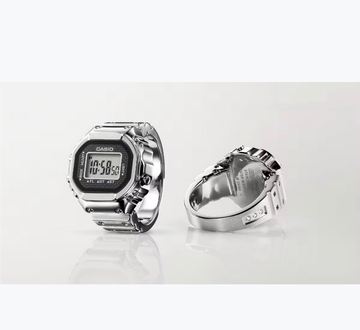 CASIO WATCH 50TH ANNIVERSARY CASIO RING WATCH