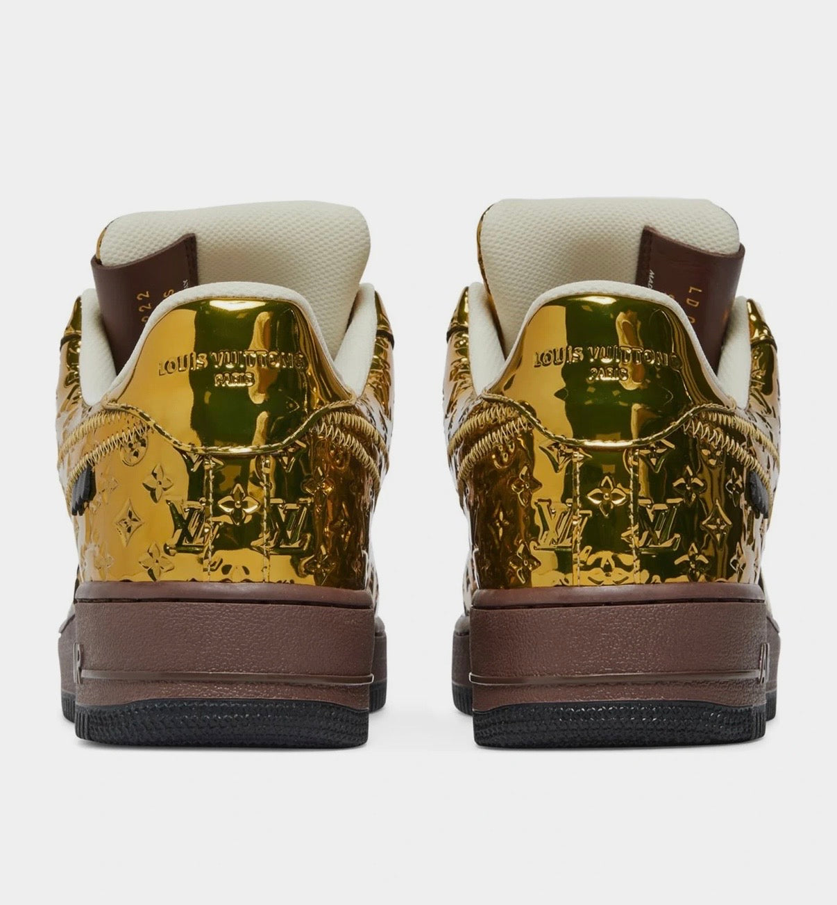 NIKE AIR FORCE 1 LOW X LOUIS VUITTON BY VIRGIL ABLOH GOLD