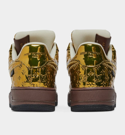 NIKE AIR FORCE 1 LOW X LOUIS VUITTON BY VIRGIL ABLOH GOLD