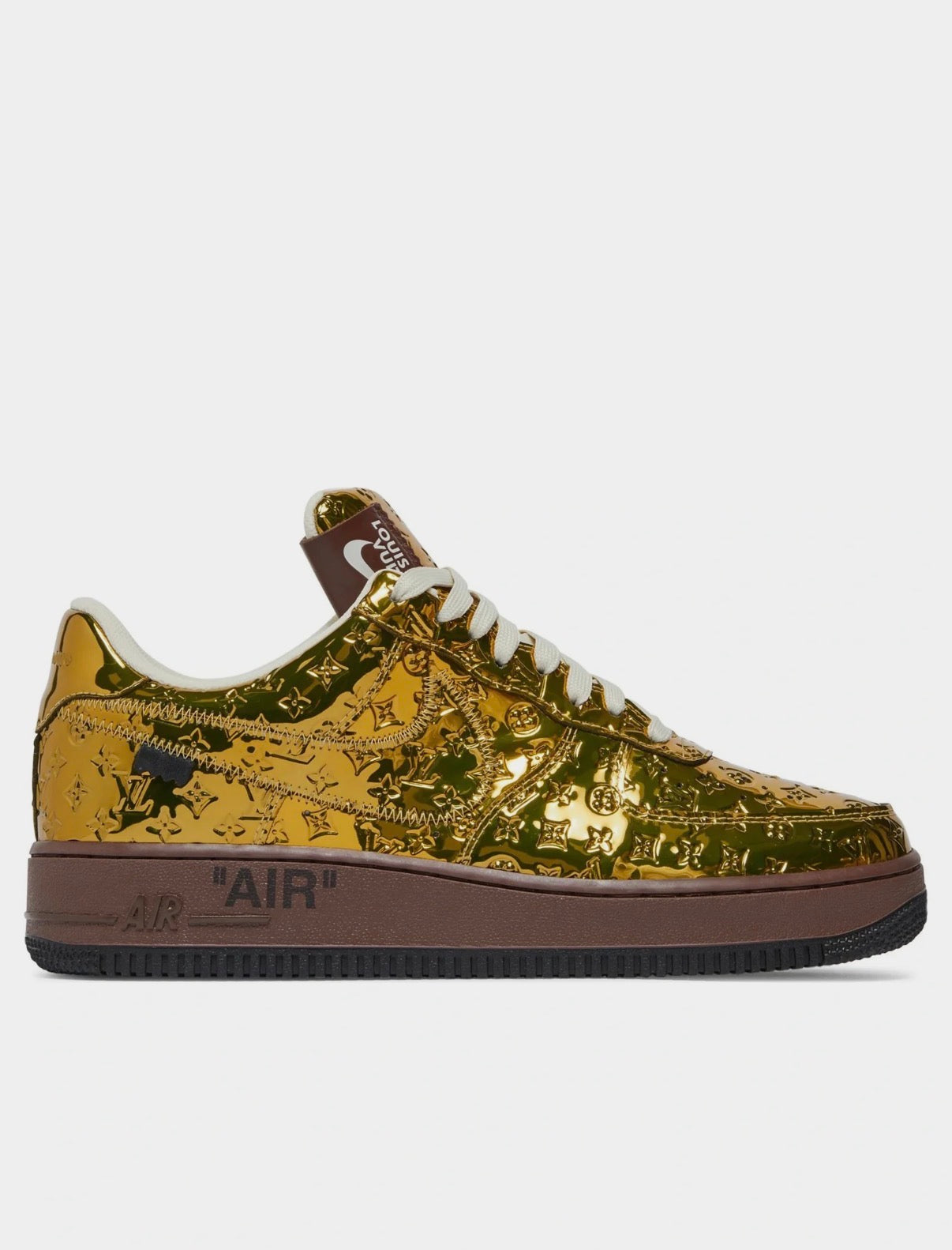 NIKE AIR FORCE 1 LOW X LOUIS VUITTON BY VIRGIL ABLOH GOLD