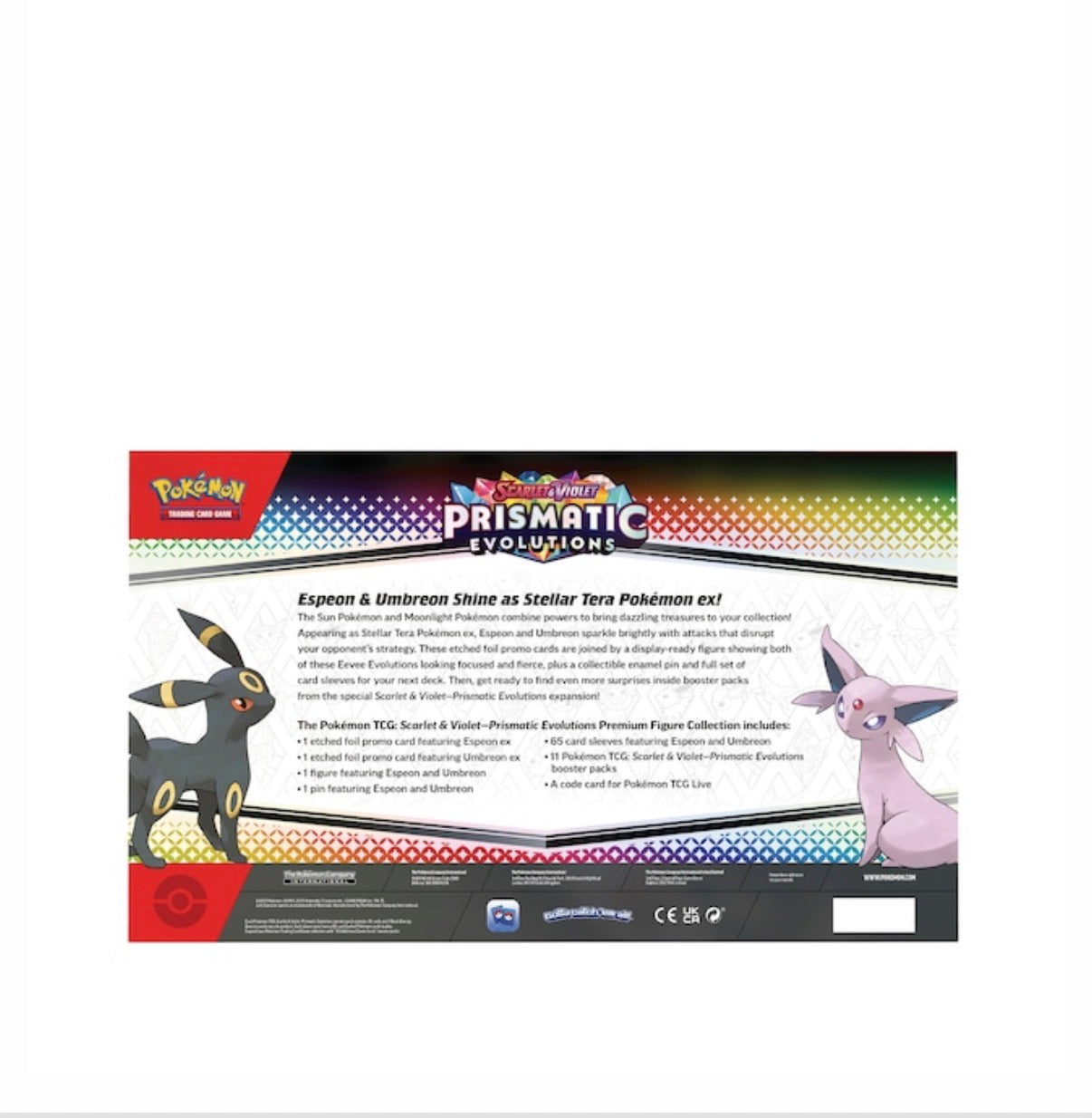 Pokemon Prismatic Evolutions Premium Figure Collection