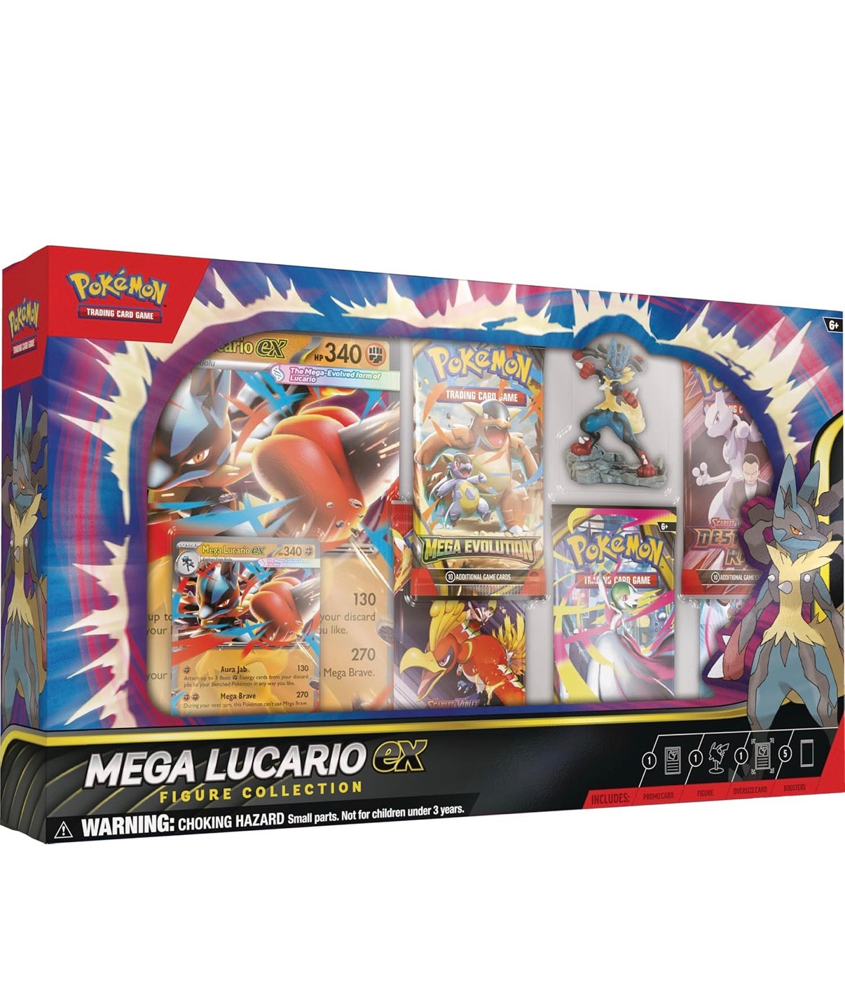Pokemon Mega Lucario EX Figure Collection