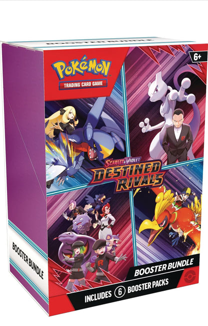 Pokémon TCG: Scarlet & Violet—Destined Rivals Booster Bundle (6 Booster Packs)