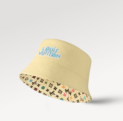 Louis Vuitton Monogram Craggy Reversible Bucket Hat