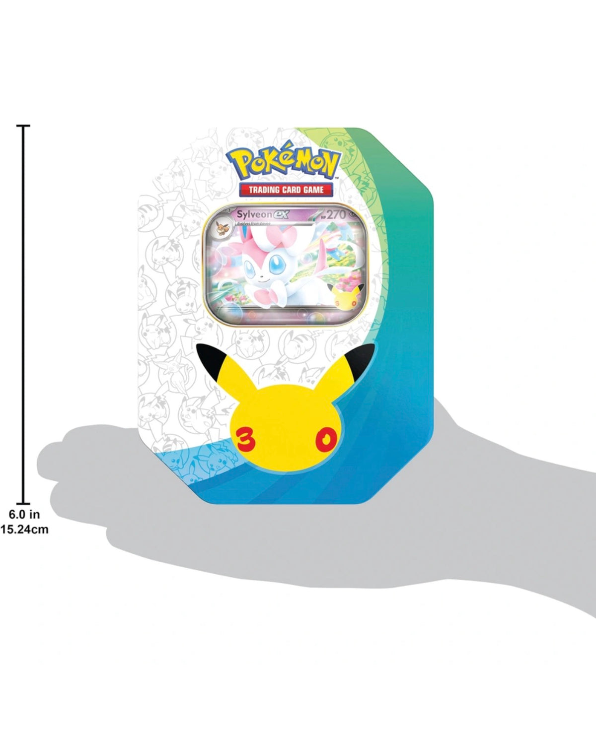 Pokemon 30th Celebration Sylveon ex Tin