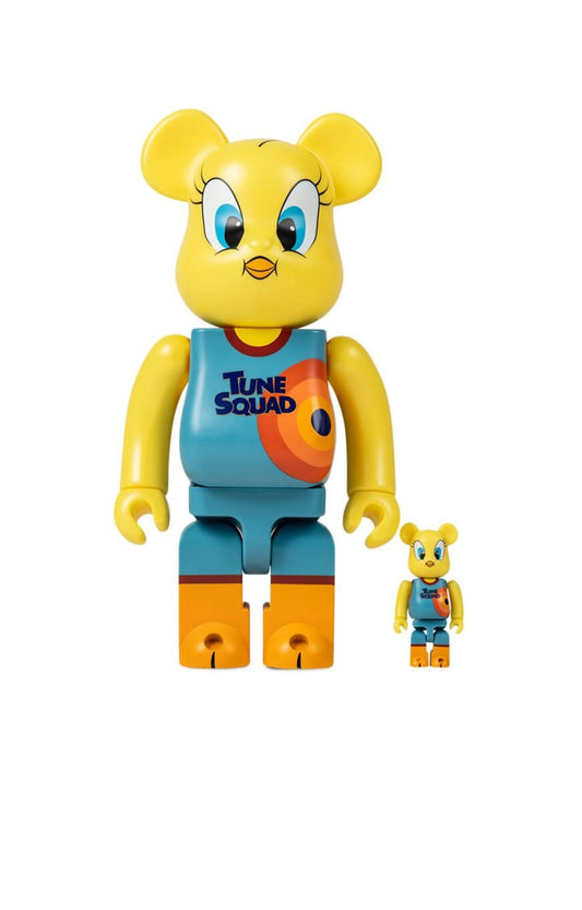 MEDICOM TOY x Space Jam Tweety BE@RBRICK 100% and 400% figure set