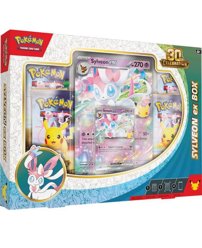 Pokemon 30th Celebration Sylveon ex Box