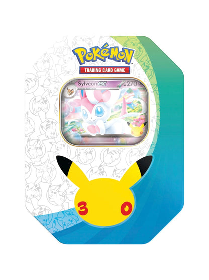 Pokemon 30th Celebration Sylveon ex Tin