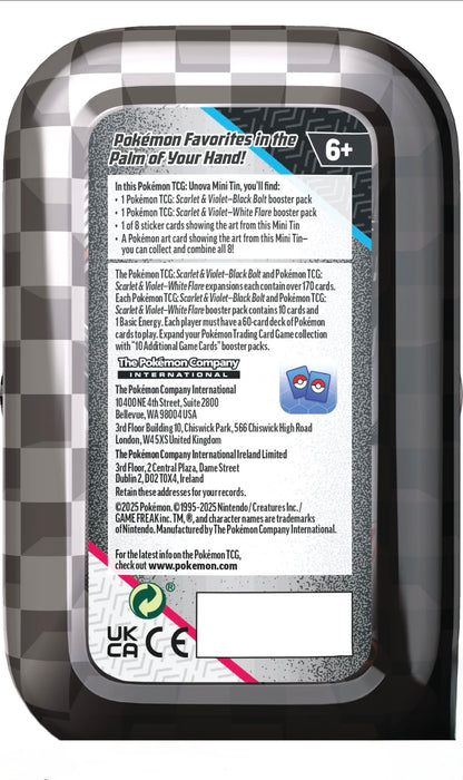 Pokemon black bolt & white flare mini tin