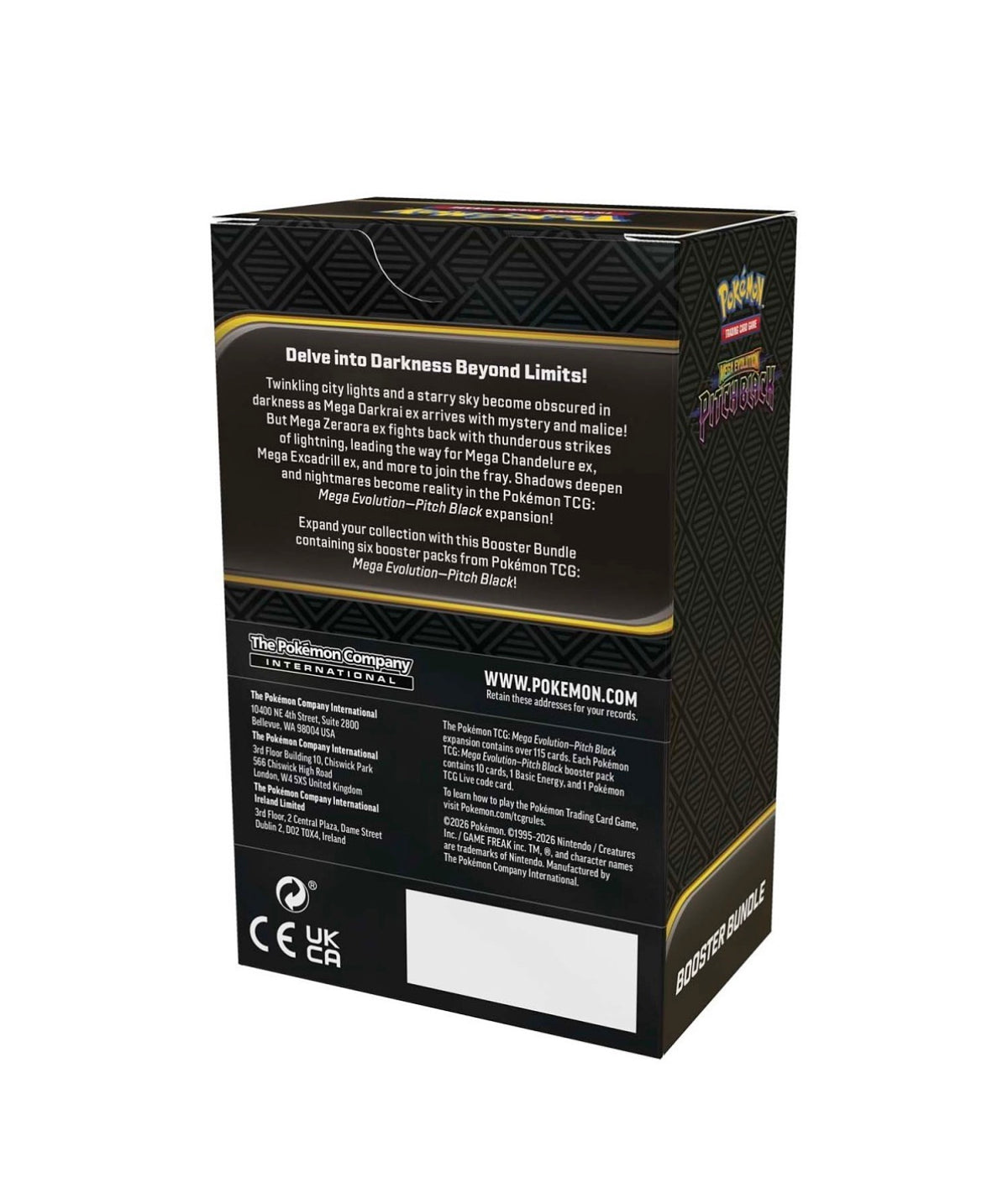 Pokemon Pitch Black Booster Bundle (6 Packs)