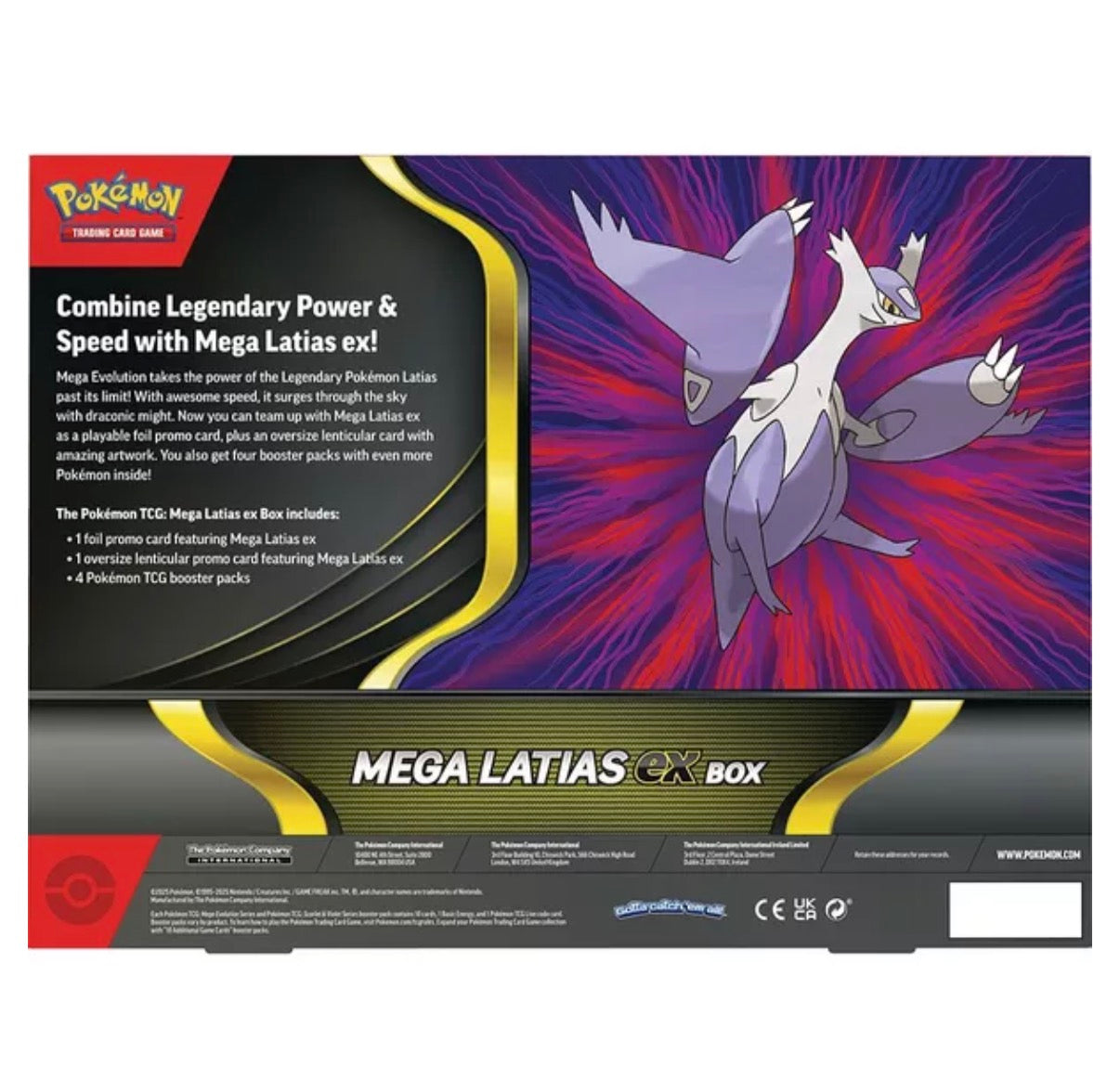 Pokemon Mega Latias ex Box
