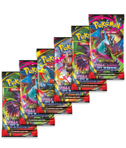 Pokemon Phantasmal Flames Booster Bundle (6 Packs)