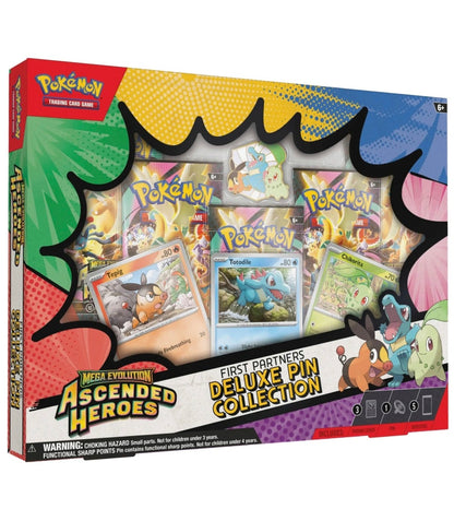 Pokemon Mega Evolution Ascended Heroes First Partners Pin Collection