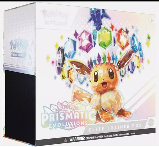 Pokemon Scarlet & Violet-Prismatic Evolutions Elite Trainer Box