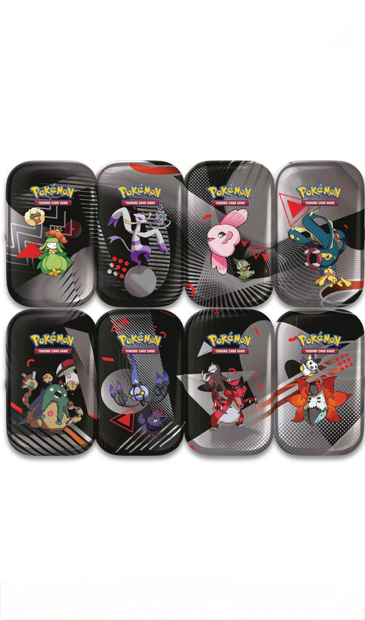 Pokemon black bolt & white flare mini tin