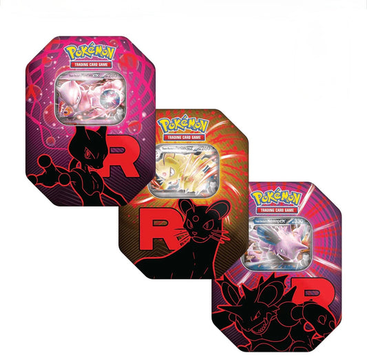 Pokemon Team rockets tins assortment
