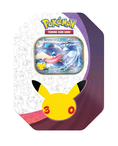 Pokemon 30th Celebration Greninja ex Tin
