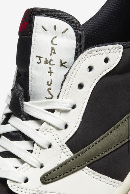 Women's Air Jordan 1 Low x Travis Scott Medium Olive