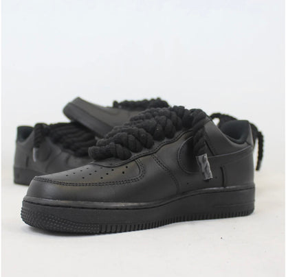 Rope Air Force 1 Black/Black