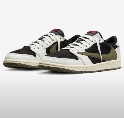 Women's Air Jordan 1 Low x Travis Scott Medium Olive