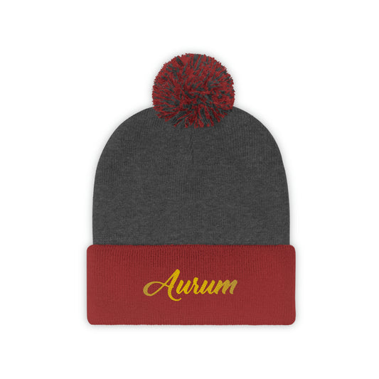 AURUM SIGNATURE POM POM BEANIE