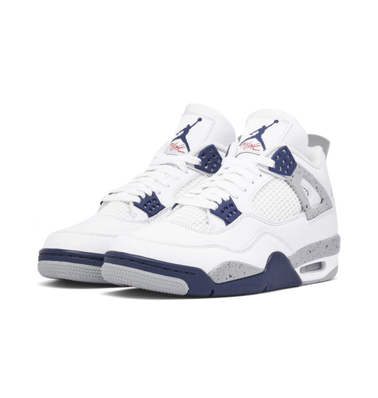 AIR JORDAN 4 RETRO WHITE MIDNIGHT NAVY
