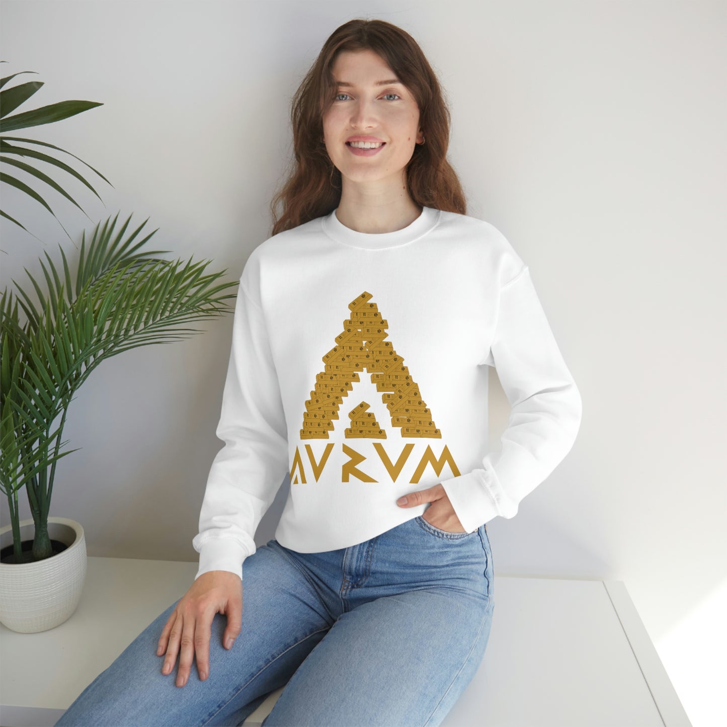 AURUM™ LARGE LOGO Crewneck Sweatshirt