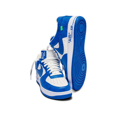 NIKE AIR FORCE 1 LOW X LOUIS VUITTON BY VIRGIL ABLOH WHITE ROYAL