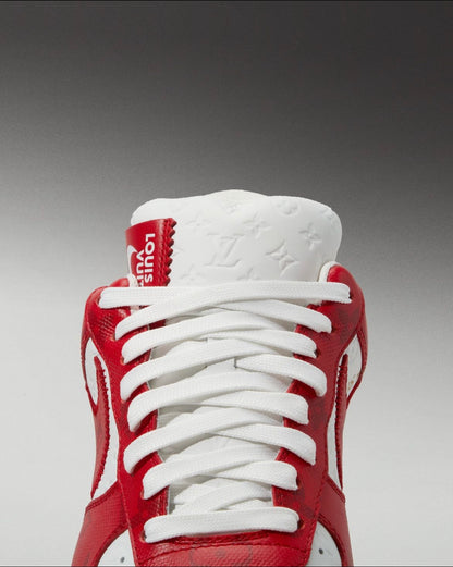 NIKE AIR FORCE 1 LOW X LOUIS VUITTON BY VIRGIL ABLOH WHITE RED