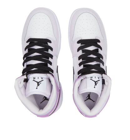 JORDAN 1 MID BARLEY GRAPE AND BLACK
