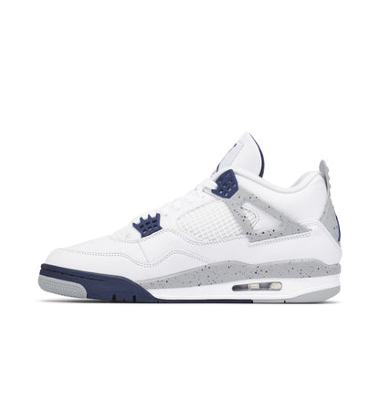 AIR JORDAN 4 RETRO WHITE MIDNIGHT NAVY