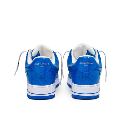 NIKE AIR FORCE 1 LOW X LOUIS VUITTON BY VIRGIL ABLOH WHITE ROYAL