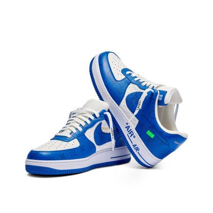NIKE AIR FORCE 1 LOW X LOUIS VUITTON BY VIRGIL ABLOH WHITE ROYAL